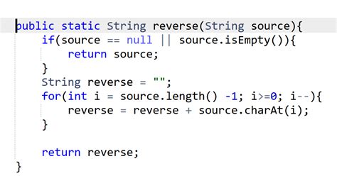 string reverse in java.